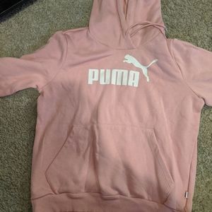 pink puma hoodie